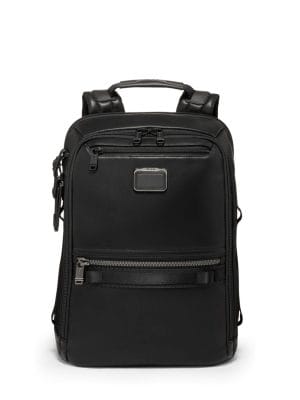 tumi backpack leather