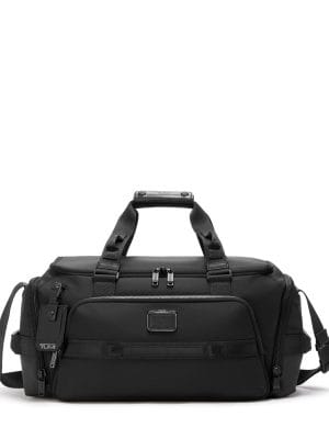 tumi black duffel bag