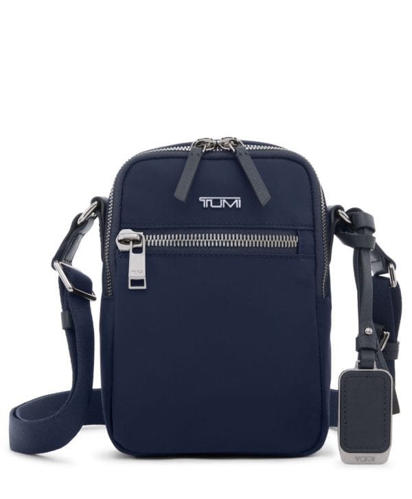 tumi bag blue