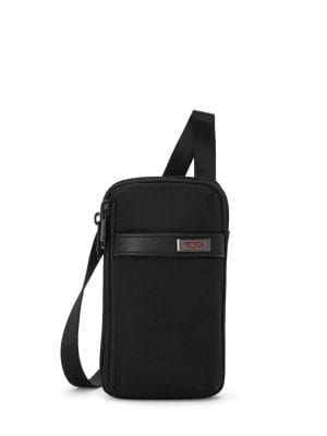 tumi black crossbody bag