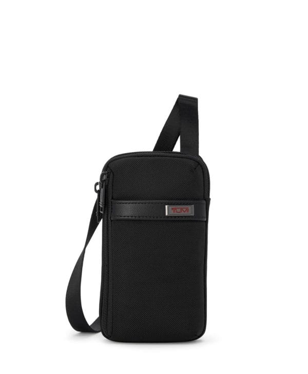 tumi black crossbody bag